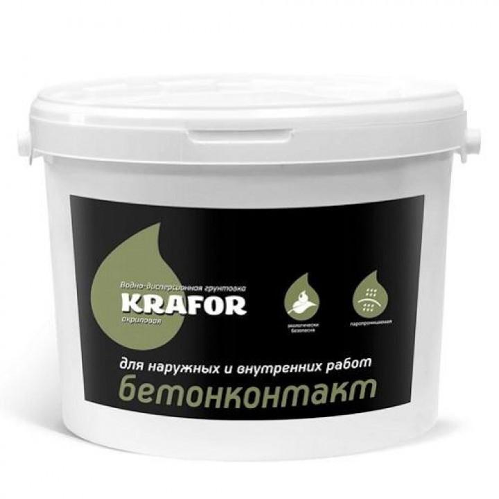 Грунт Бетоконтакт 12 кг KRAFOR